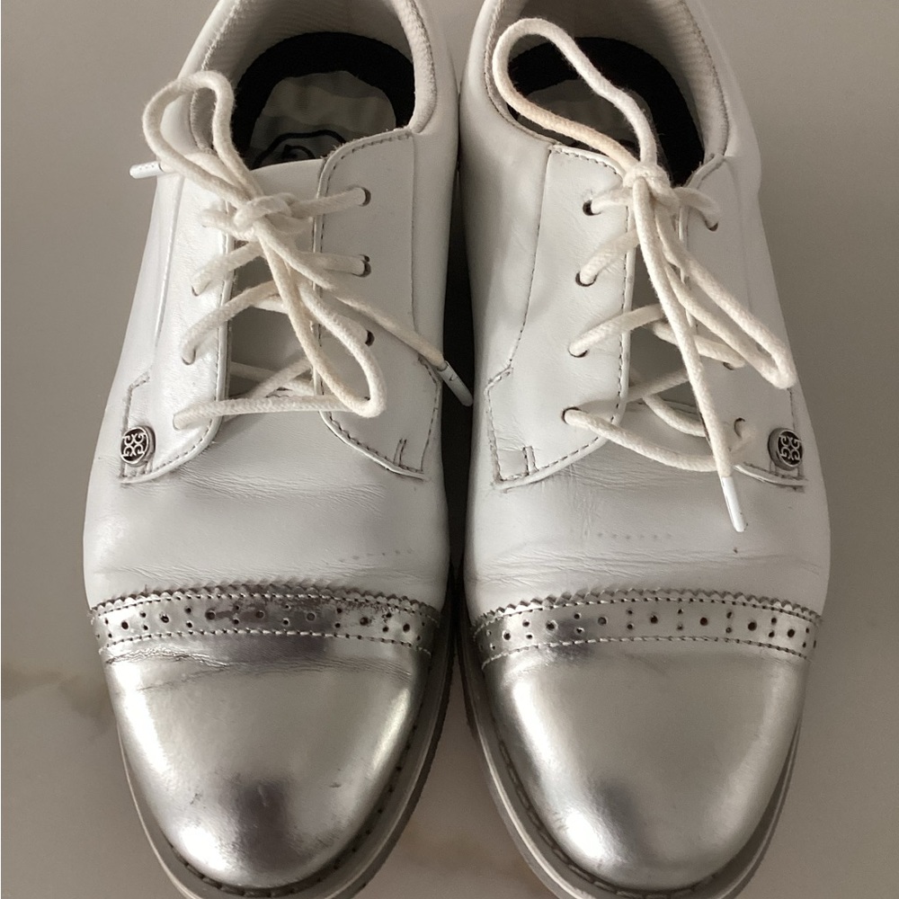G/FORE LEATHER WATERPROOF GALLIVANTER GOLF SHOE